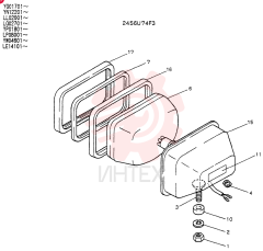 LIGHT ASSY.,24V, 70W