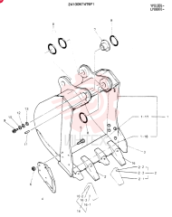 BUCKET ASSY. 0.4M3