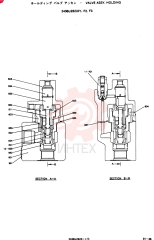 Схема (SK120LC) - MARK III EXCAVATOR ASN YP01994 (1/95-12/95) 2436U2623F1