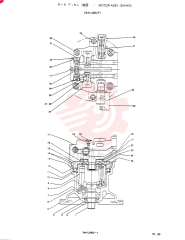 MOTOR ASSY (SWING), CONSISTS OF THE FOLLOWING PARTS 2441U962F1