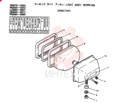 LIGHT ASSY.,24V, 70W
