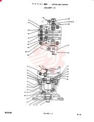 MOTOR ASSY (SWING) CONSISTS OF THE FOLLOWING PARTS 2441U962F1