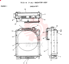 RADIATOR 2452U412F1