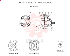 HYDRAULIC PUMP 2437U157F1