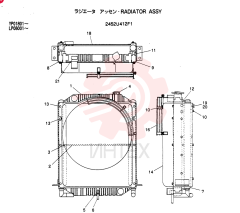 RADIATOR 2452U412F1