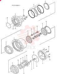 HYDRAULIC MOTOR YW15V00005F1 (1)