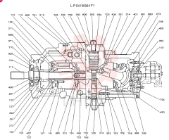 HYDRAULIC PUMP LP10V00004F1