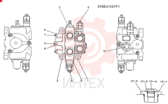 HYDRAULIC VALVE 2436U1237F1