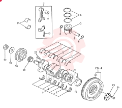 SET OF STD MAIN BRGS VI8941170322
