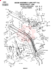 BOOM ASSY, 4.6M (EXTRA & BREAKER), Remarks: -5/98 24100J17460F3 (2)