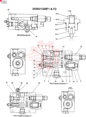 Схема (SK130) - MARK IV EXCAVATOR ASN LPU0201 (NA) (9/02-12/03) 2436U1328F1