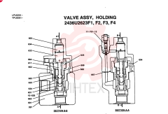Схема (SK130LC) - MARK IV EXCAVATOR ASN YPU2001 (EU) (1/98-12/98) 2436U2623F1