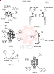 UPPER HYD LINES, REWORK(DOZER & EXTRA) 24100J17986F1 (3)