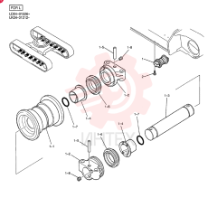 ROLLER ASSY, TRACK YN64D00033F1