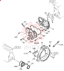 TIMING GEAR CASE AND FLYWHEEL HOUSING 0-20C