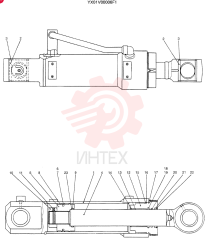 HYDRAULIC CYLINDER YX01V00006F1