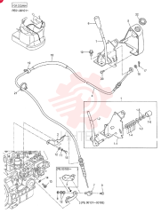 Схема (SK13SR) - COMPACT EXCAVATOR ASN PE01-00101 (1/00-12/03) PE11M00002F1