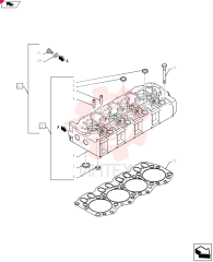 Head Assy., Cylinder, Includes Ref. 2 & 10 - 11