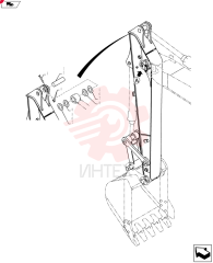Схема (SK140SRLC) - SHORT RADIUS EXCAVATOR ASN YH06-08001 [NATA13197 -] (9/10-12/12) YY12B00248F1