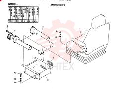 SEAT ASSY 24100N7703F2