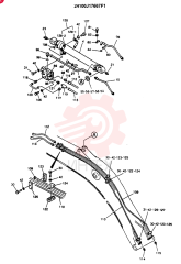 BOOM ASSY 5.15M BOOM & ARM SAFETY 24100J17667F1 (1)