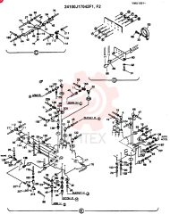 REMOTE CONTROL ASSY (KAI & SA), QTY-F1: F1 24100J17042F1 (3)