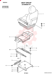 SEAT ASSY 24100N8617F1