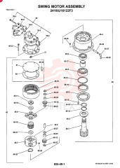 Схема (SK150LC) - MARK IV EXCAVATOR ASN YMU01501 (1/95-12/99) 24100J16122F3