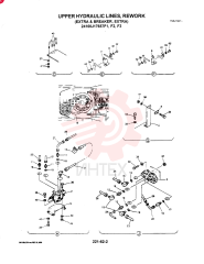 UPPER HYDRAULIC LINES, REWORK, QTY-F1: F1 24100J17657F1 (2)