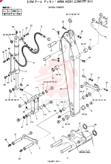 ARM ASSY, 2.2M 24100J17025F2