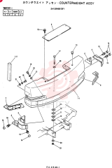 COUNTERWEIGHT ASSY 24100N8513F1