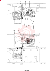 HYD LINES, PUMP (SUCTION/DELIVERY - ROTATION) YM30H00010F1 (1)