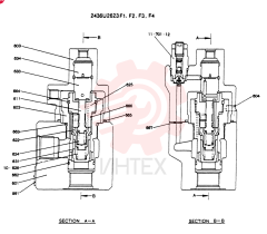 Схема (SK160LC) - MARK IV EXCAVATOR 2005 ASN YM02U10101 (1/02-12/06) 2436U2623F1