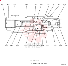 HYDRAULIC VALVE YN22V00029F2