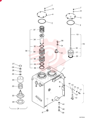 TANK, HYDRAULIC OIL YB33H00017P1