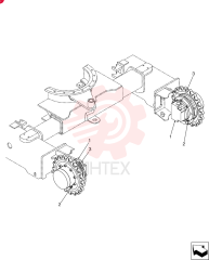 Motor Instal, Propel (With Parking Brake) PU53D00016F1