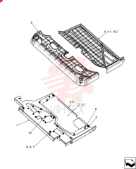 Plate Group, Floor (Nibbler & Breaker) PU03M00044F1