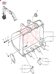 BUCKET ASSY,0.93M3