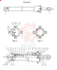 CYLINDER ASSY, ARM YN01V00016F1
