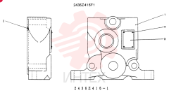 Схема (SK200) - MARK III EXCAVATOR ASN YQ1701 (1/91-12/99) 2436Z416F1