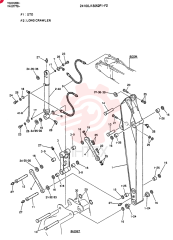 Схема (SK200) - MARK III EXCAVATOR SN YN07922 (1/91-12/99) 24100J13052F1