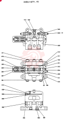 Схема (SK200) - MARK III EXCAVATOR SN YN07922 (1/91-12/99) 2436U1197F1