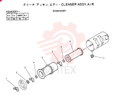 AIR CLEANER 2446R255F1
