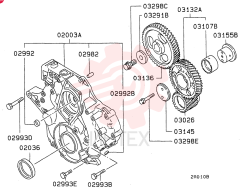 CASE ASSY, TIMING GEAR(9401-1-)