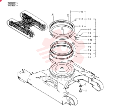 RING ASSY,SLEWING YN40P00001F1