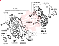 CASE ASSY. TIMING GEAR,6D311 ALL  (9304-1 -)