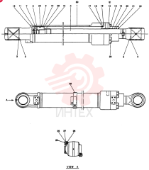 Схема (SK200) - MARK V EXCAVATOR BTW YN018001 - YN022848 (NA) (1/98-12/03) YN01V00004F1 (2)