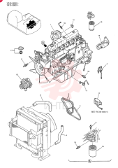 ENGINE ASSY, Start Serial: YQ10-05897