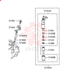 HOLDER, INJECTOR NOZ VAME440837 (1)