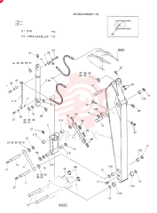 ARM ASSY, 3 3M  (Y N) 24100J14600F1